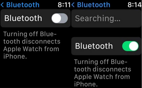 Apple Watch не синхронизируются с iPhone Bluetooth Вкл. Выкл.