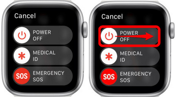 Apple Watch synkroniseras inte med iPhone Starta om Apple Watch