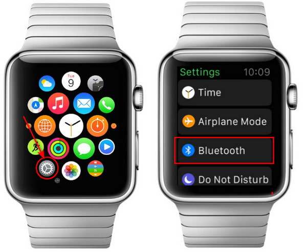 Apple Watch se nesynchronizují s iPhone Nastavení Bluetooth