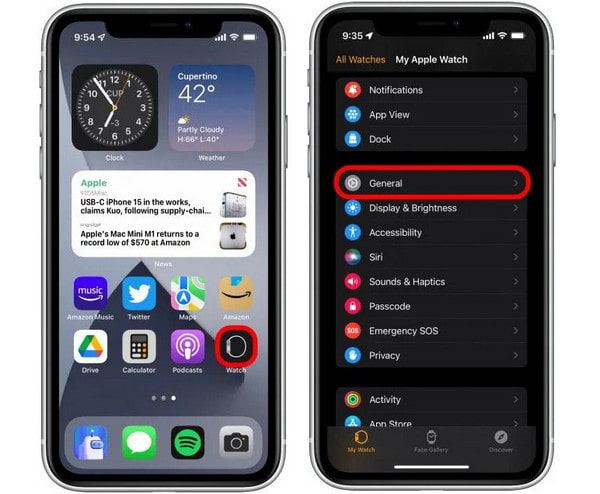 Apple Watch synkroniserar inte med iPhone Watch Allmänt