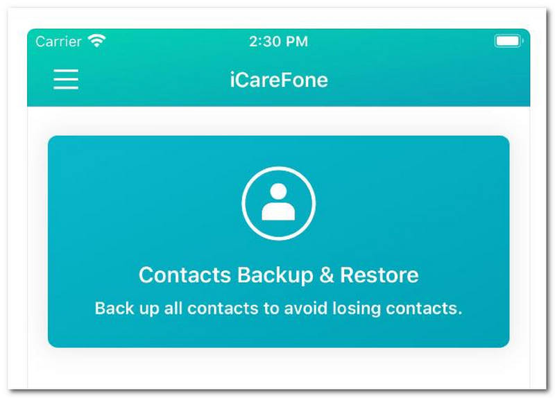 Transferência de Whats do iCareFone