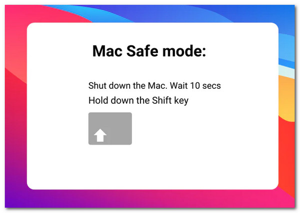 Modo de segurança do MacOS