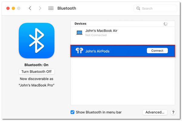 Mac Connect AirPods