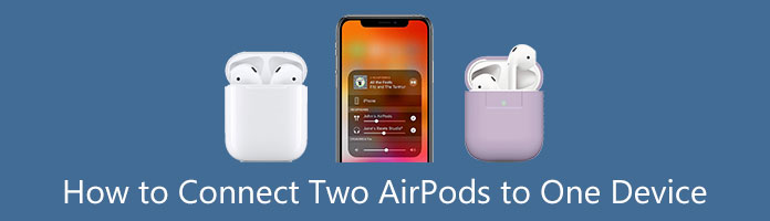 Due fire Minimer Sådan parrer du to forskellige AirPods til en telefon