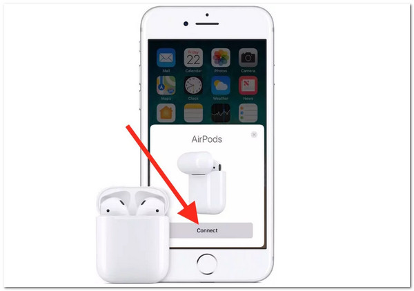 Animazione scheda Collega Airpods