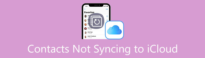 Kontakter synkroniseres ikke til iCloud