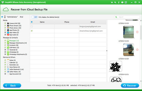 iCloud backup