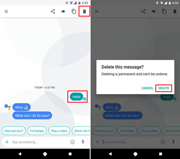 Messaggio di testo su Android