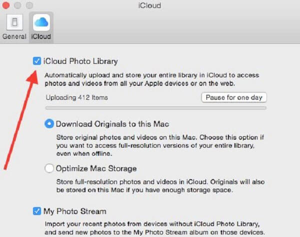 Lataa valokuvat Mac-tietokoneelle