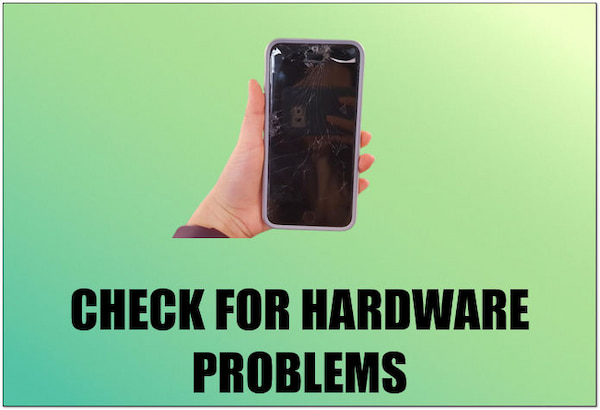 Verifique se há problemas de hardware