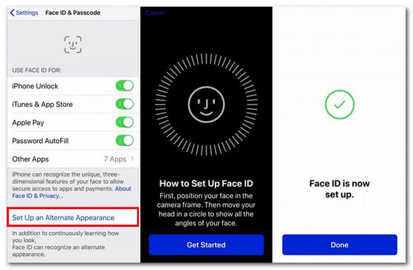 iOS Add New Face ID
