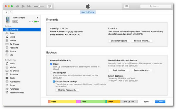 Restore iPhone