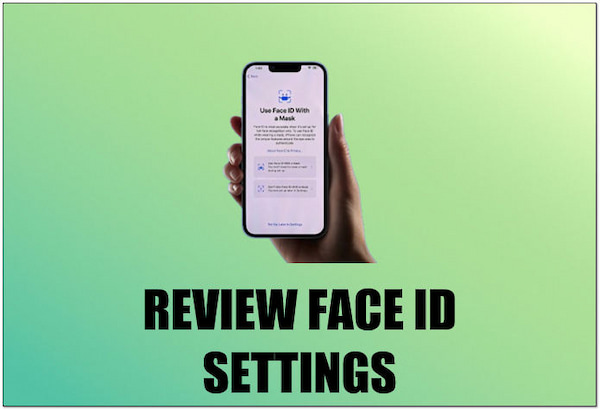 Revise as configurações do Face ID