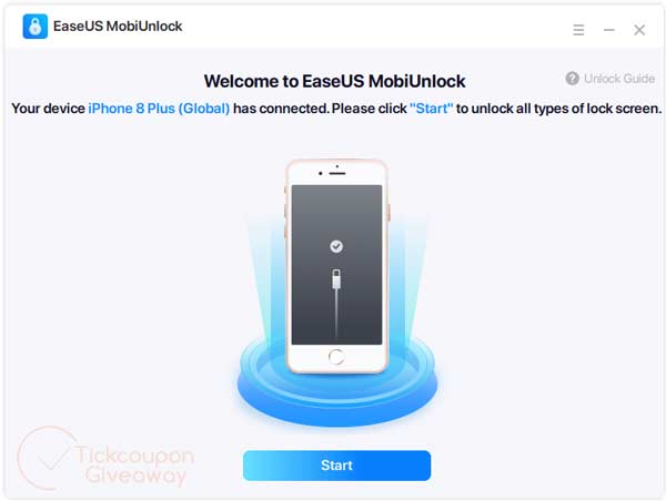 Desbloqueio EaseUS Mobi