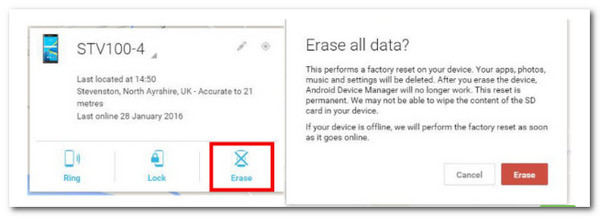 Wipe Out Data Using Android Factory Reset