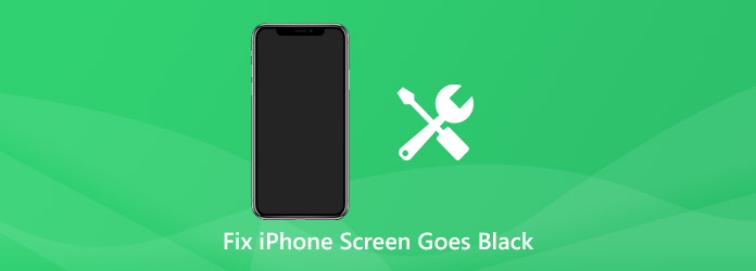 Lo schermo fisso dell'iPhone diventa nero