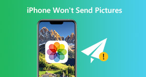 iPhone não está enviando fotos