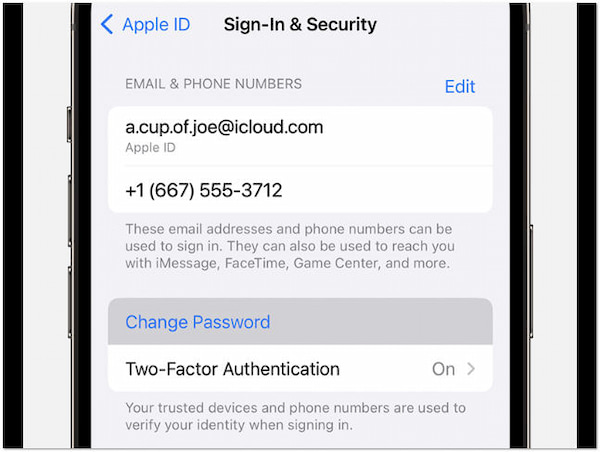 Restablecer la contraseña de ID de Apple en el teléfono u otro dispositivo