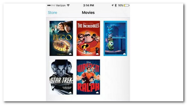iOS Home Sharing Movies