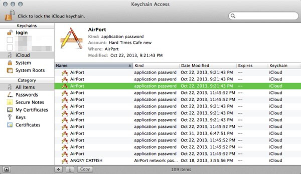 iCloud Anahtarlık WIFI Şifresi Bulun