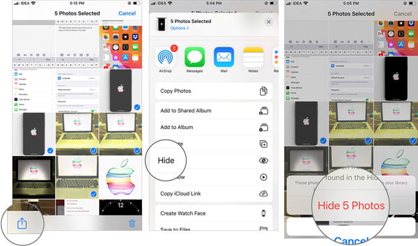 Hide Photos on iPhone