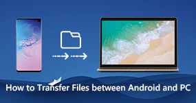 Kuinka siirtää tiedostoja Androidin ja PC: n välillä
