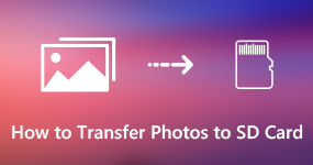 Come trasferire foto su scheda SD