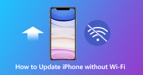 Cómo actualizar iPhone sin wifi