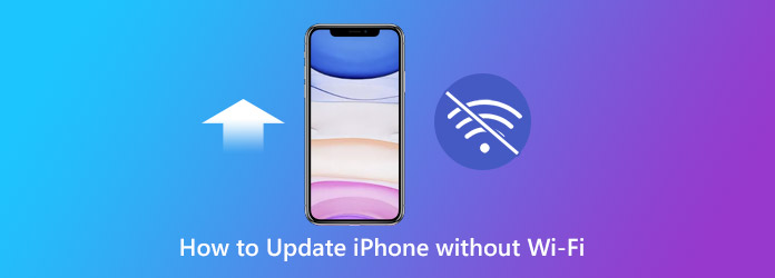 Kuinka päivittää iPhone ilman wifiä