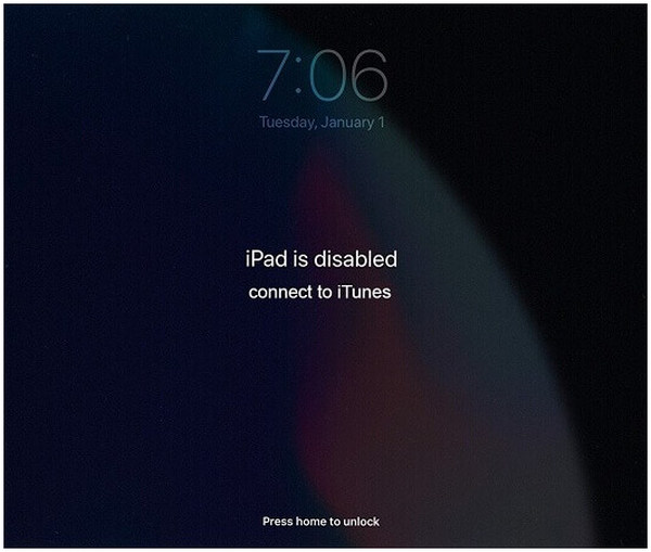 iPad letiltott képernyő