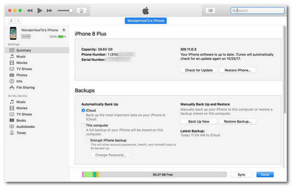 iOS Maak verbinding met iTunes