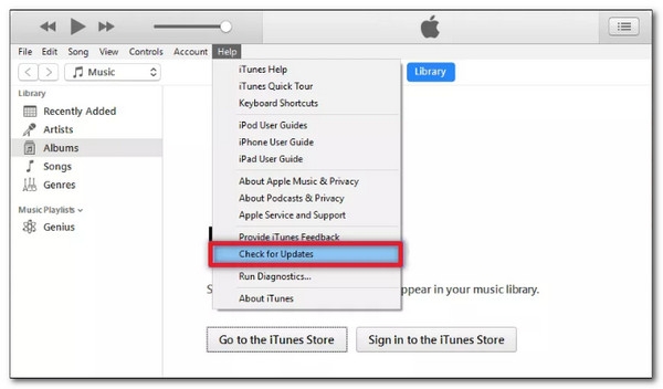 iTunes Opdatering