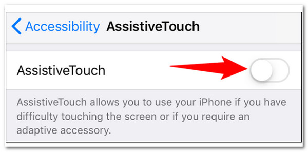 iOS Setting AssistiveTouch Toggle On