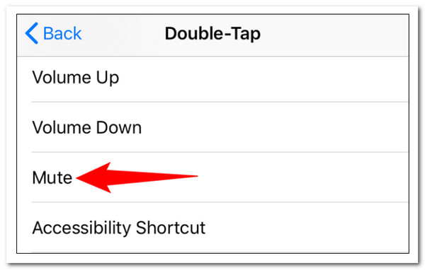 iOS Dubbeltryck Mute