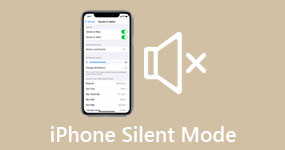 Modo silencioso do iPhone