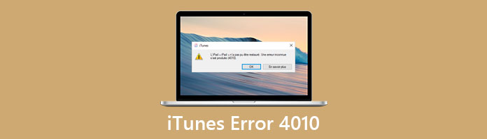 Error de iTunes 4010