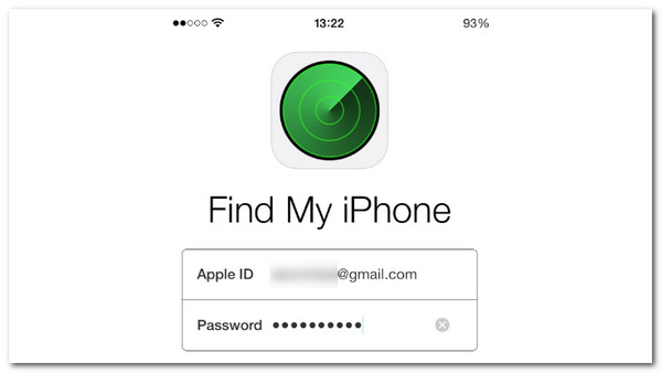 IOS log in Find My iPhone