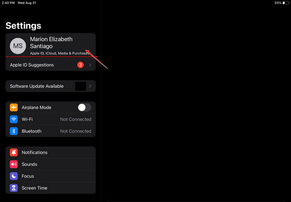 Configuración de indexación de mensajes ID de Apple