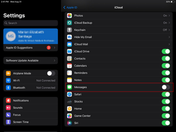 Mesajlar İndeksleme Ayarları iCloud Mesajları