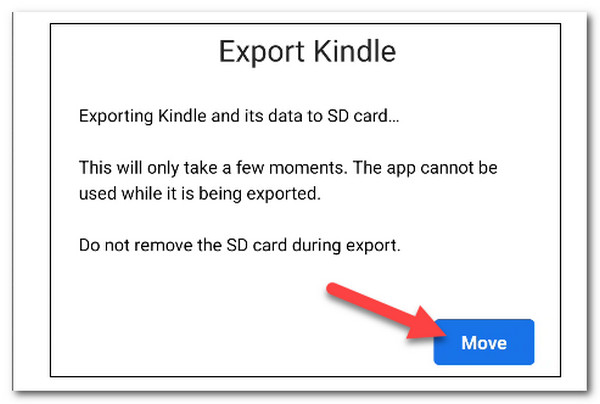 Android Export Button