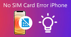 No Sim Card Error iPhone