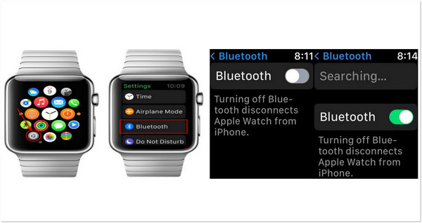 Emparelhar o Apple Watch com o novo telefone Bluetooth
