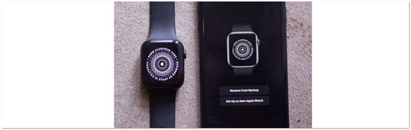 Emparelhar o Apple Watch com um novo par de telefone