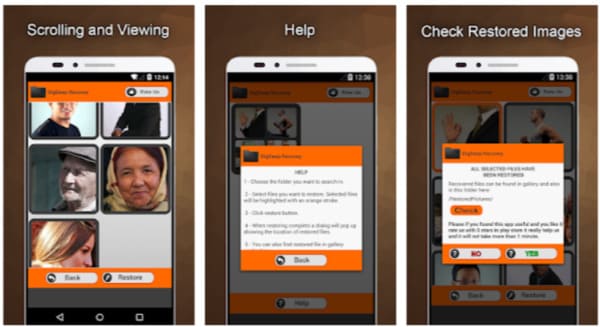 Odzyskiwanie obrazu Digdeep apk dla Androida