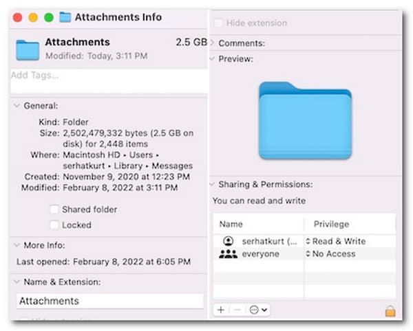 Mac Attachments Folder