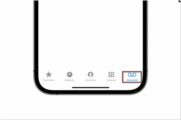Access Voicemail Tab