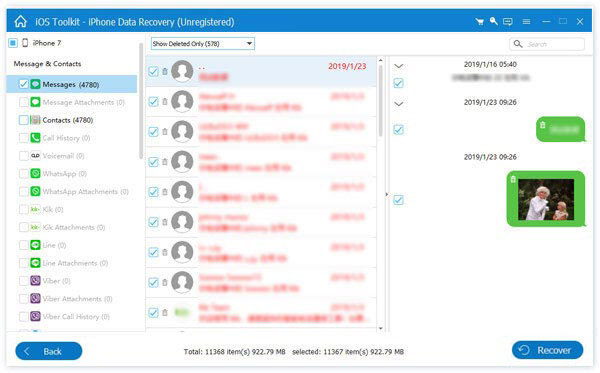 Recover Deleted iMessages