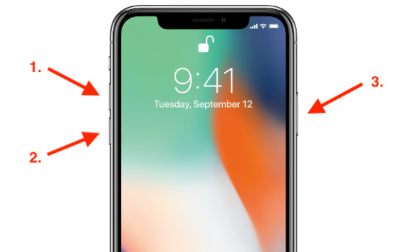 Restartujte iPhone 8 a vyšší