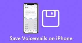 Voicemails opslaan op iPhone