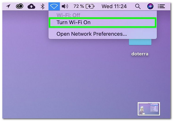 Mac WiFi'yi Aç